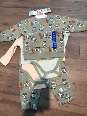 Baby Mickey Mouse  4PC Set Size 12M
